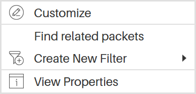 Graph View context menu