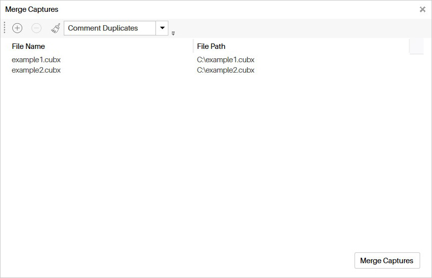 Merge Capture Files