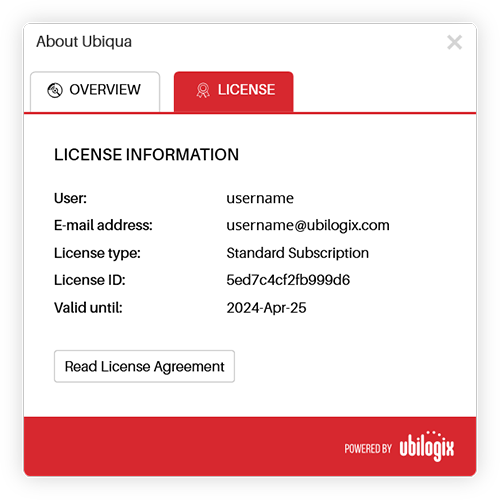 LicenseAbout